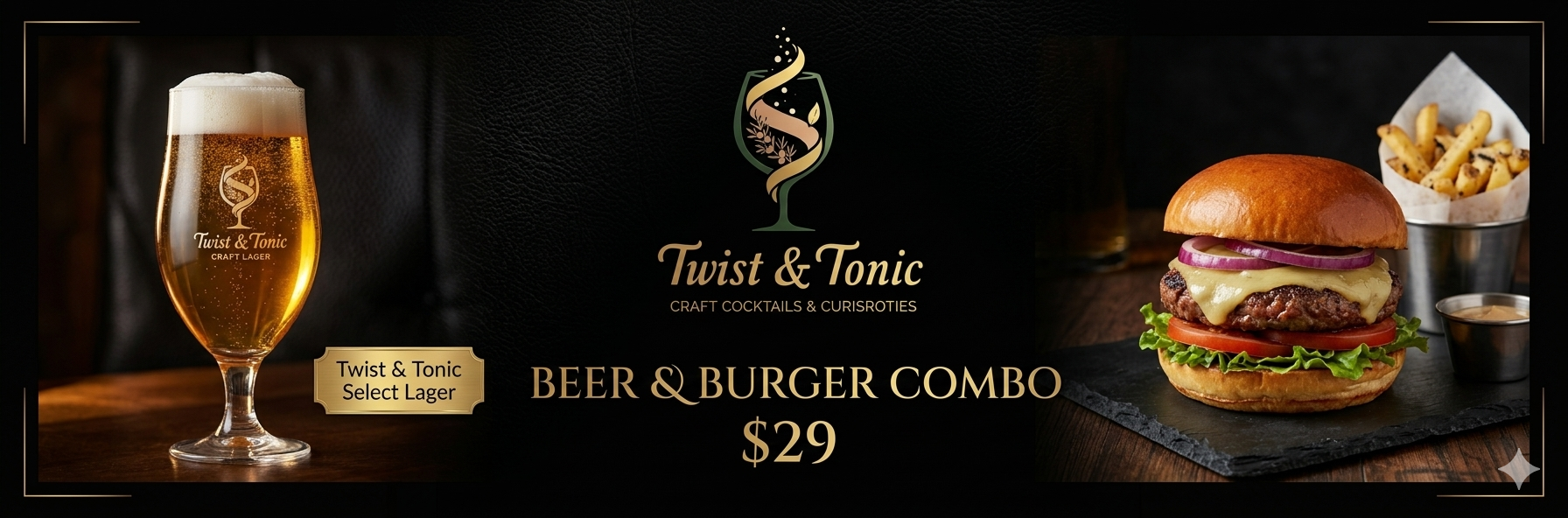 Beer & Burger Combo