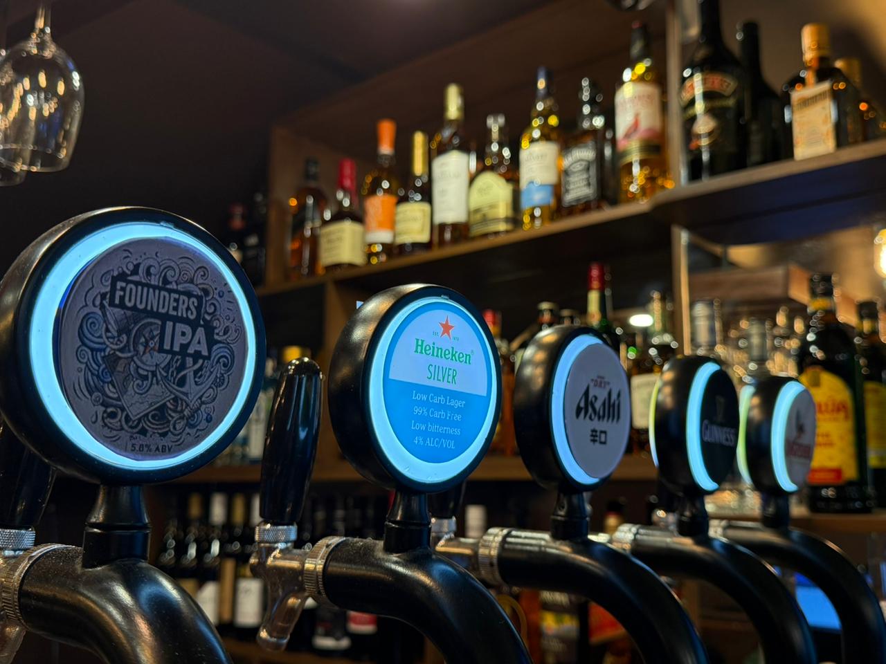 Elegant restaurant dining area